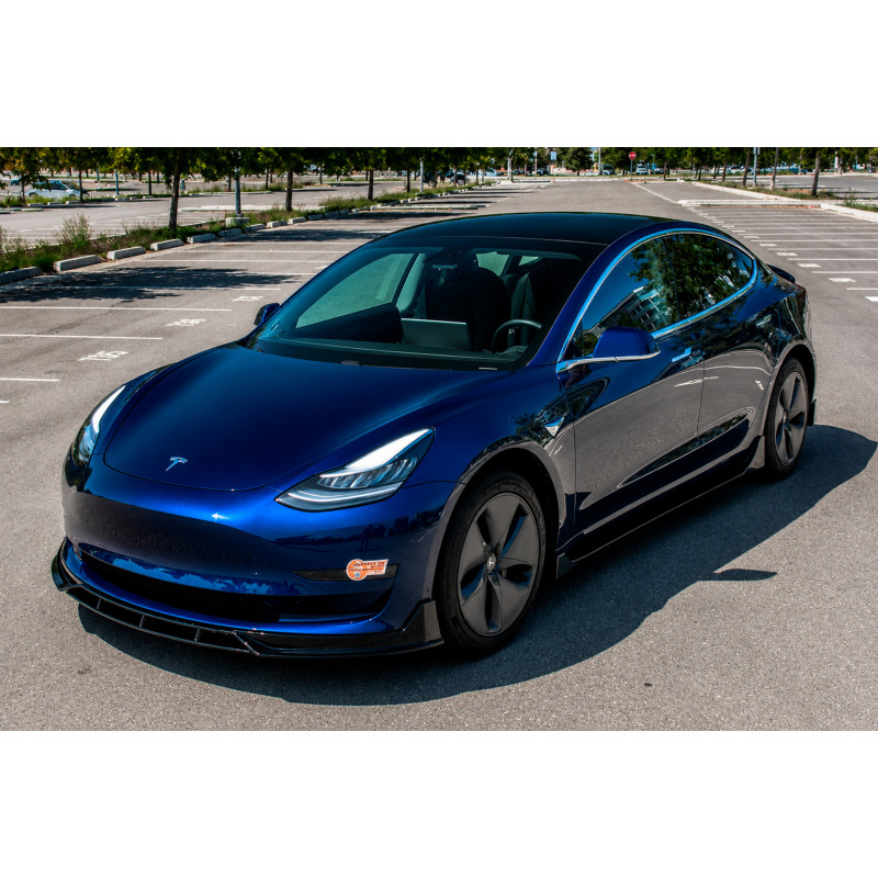 Накладка на передній бампер Lip Fast (для 2017-2023) для Tesla Model 3 2017- рр