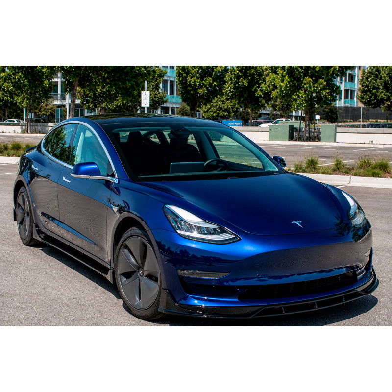 Накладка на передній бампер Lip Fast (для 2017-2023) для Tesla Model 3 2017- рр