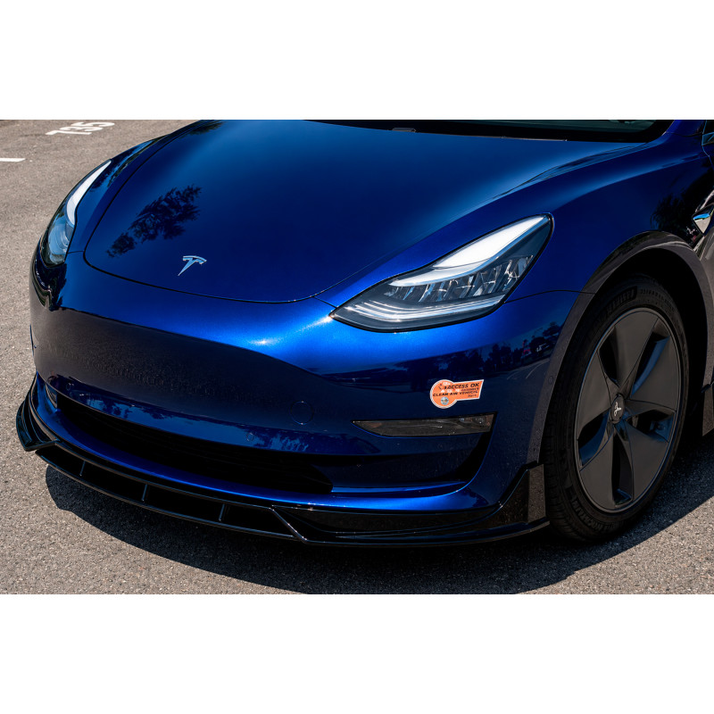 Накладка на передній бампер Lip Fast (для 2017-2023) для Tesla Model 3 2017- рр