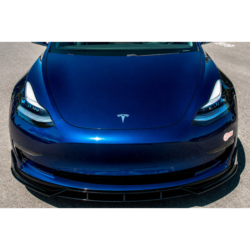 Накладка на передній бампер Lip Fast (для 2017-2023) для Tesla Model 3 2017- рр