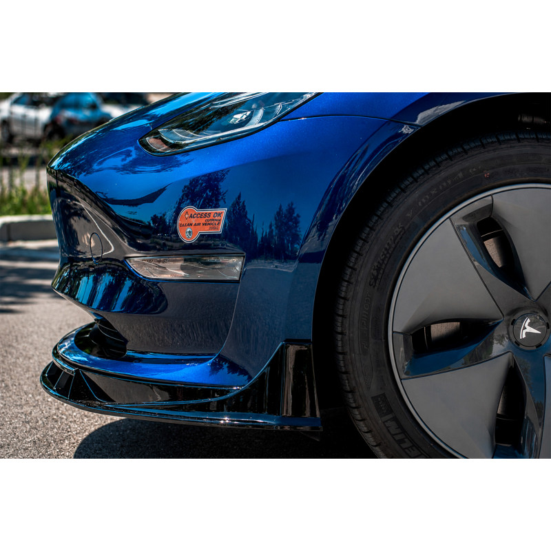 Накладка на передній бампер Lip Fast (для 2017-2023) для Tesla Model 3 2017- рр
