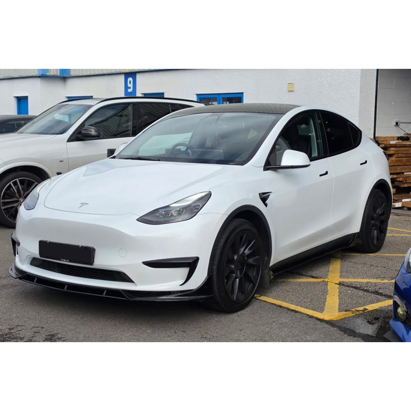 Накладка на передній бампер Lip Fast (для 2020-2024) для Tesla Model Y 2020- рр