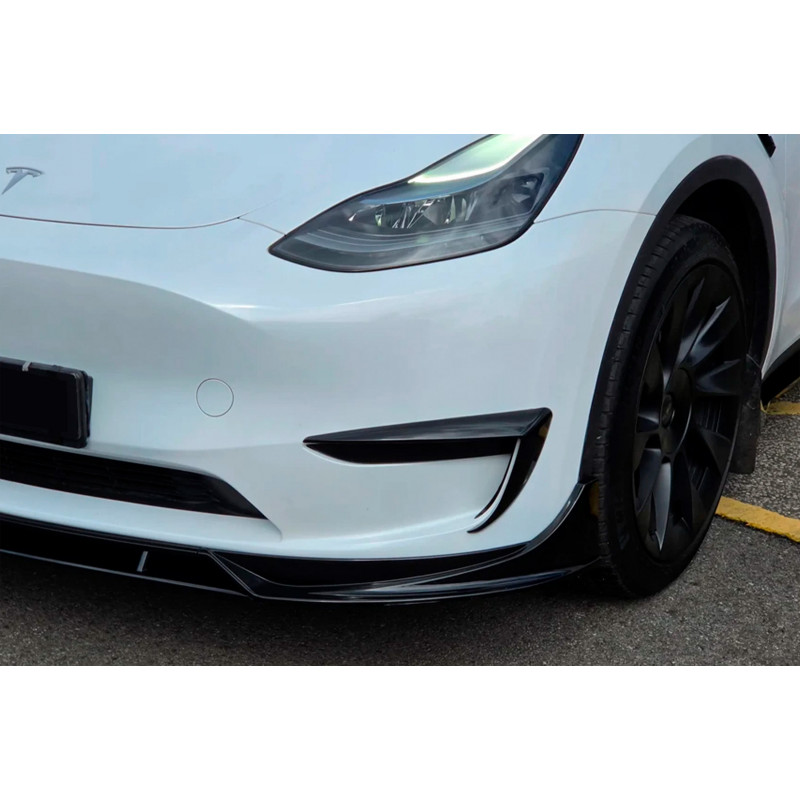 Накладка на передній бампер Lip Fast (для 2020-2024) для Tesla Model Y 2020- рр