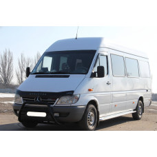 Кенгурятник WT003 Black (нерж.) 2000-2006 для Mercedes Sprinter W901/902/903/904/905 рр