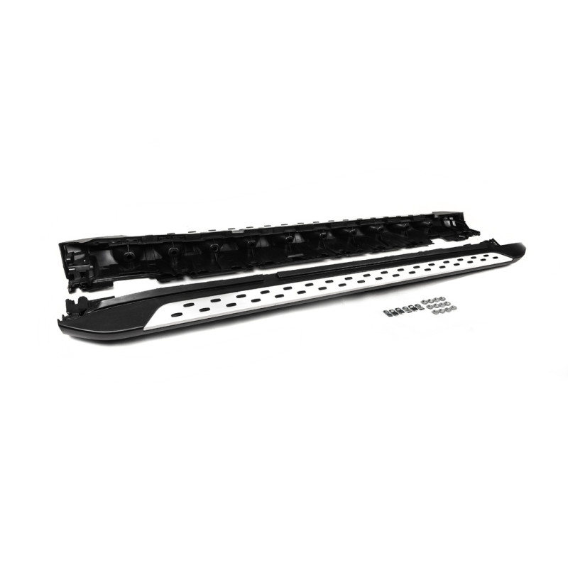 Бокові пороги OEM V1 (2 шт) для Mercedes GLK class X204 2008-2015 рр