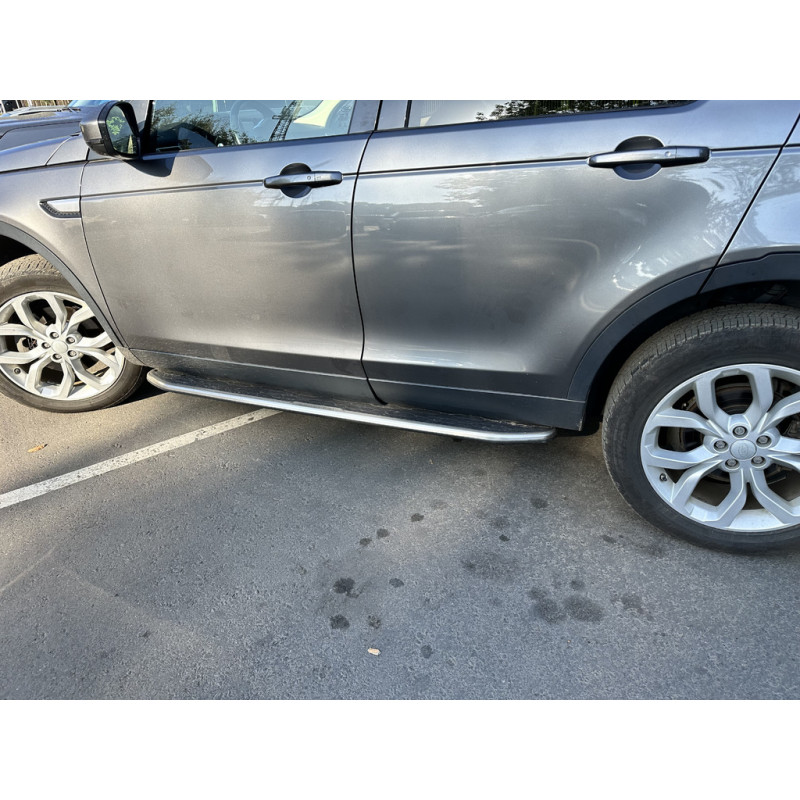 Бокові пороги OEM V1 (2 шт, алюм.) для Land Rover Discovery Sport 2014- рр