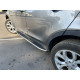Бокові пороги OEM V1 (2 шт, алюм.) для Land Rover Discovery Sport 2014- рр