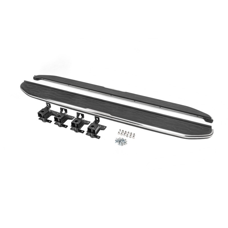Бокові пороги OEM V1 (2 шт, алюм.) для Land Rover Discovery Sport 2014- рр