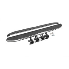 Бокові пороги OEM V1 (2 шт, алюм.) для Land Rover Discovery Sport 2014- рр