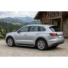 Бокові пороги Fullmond (2 шт., Алюміній) для Volkswagen Touareg 2018- рр