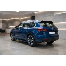 Бокові пороги Maya Blue (2 шт., Алюміній) для Volkswagen Touareg 2018- рр
