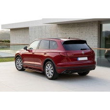 Бокові пороги Maya Red (2 шт., Алюміній) для Volkswagen Touareg 2018- рр