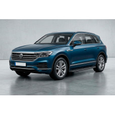 Бокові пороги Bosphorus Black (2 шт., Алюміній) для Volkswagen Touareg 2018- рр