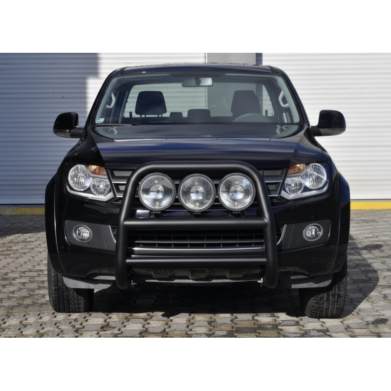 Кенгурятник VL001 Black (нерж) для Volkswagen Amarok 2010-2022 рр