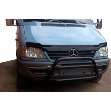 Кенгурятник WT022 Black (нерж.) 2000-2006 для Mercedes Sprinter W901/902/903/904/905 рр