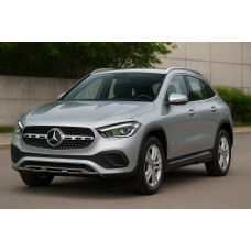 Передня решітка Diamond Silver З місцем під камеру для Mercedes GLA H247 2020- рр