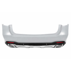 Задній дифузор GLS450 2025-Design (з насадками Chrome) для Mercedes GLS X167 2019- рр