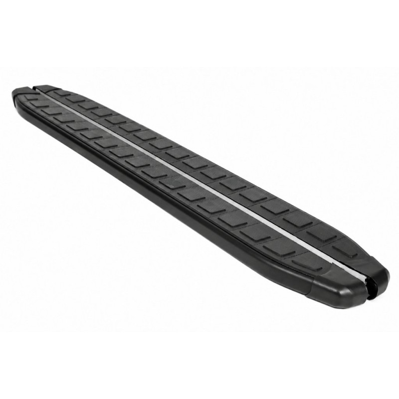 Бокові пороги Fullmond Black (2 шт, алюм.) для Range Rover II P38A 1997-2002 рр