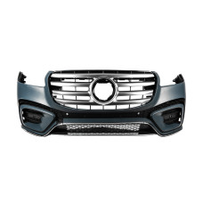 Передній бампер GLS450 в зібраному вигляді (2025-Design) для Mercedes GLS X167 2019- рр