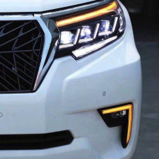 Передня оптика Lexus-design-3-LED V1 (2017-2026 2 шт) для Toyota Land Cruiser Prado 150 рр
