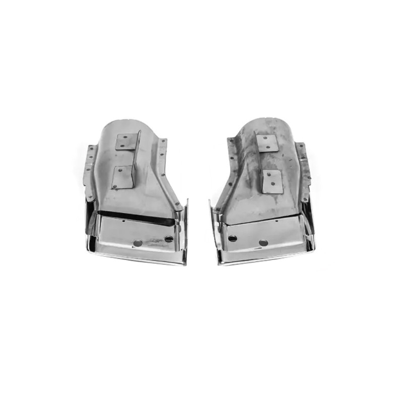 Насадки Autobiography (2 шт, нерж) для Range Rover III L322 2002-2012 рр