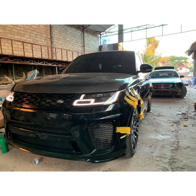 Капот SVR (Карбон) для Range Rover Sport 2014-2022 рр