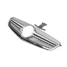 Передня решітка AMG Silver (для C63) 2012-2015 для мерседес C-class W204 рр