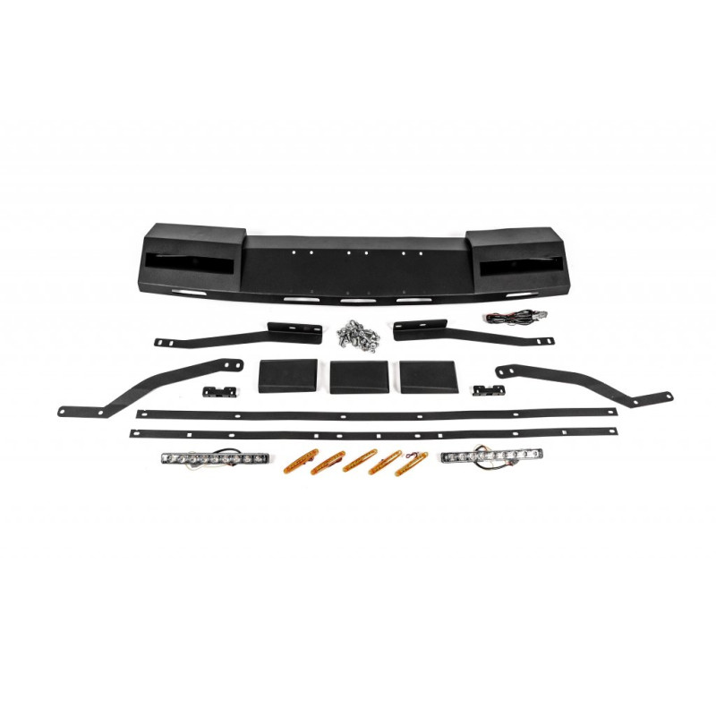 Козирок лобового скла під багажник DAKAR (LED) для Volkswagen Amarok 2010-2022 рр