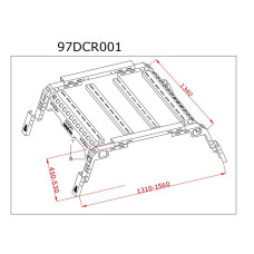 Роллбар Dakar Bed Rack для Volkswagen Amarok 2010-2022 рр