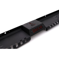 Бокові пороги Dakar V2 без LED (2015-2019 2 шт метал) для Mitsubishi L200 рр