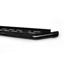 Бокові пороги Amazon Black (2 шт. чорні) для Mitsubishi L200 2006-2015 рр