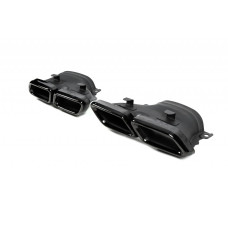 Насадки на глушник AMG GLS63 Black для мерседес GL/GLS class X166 2012-2019 рр
