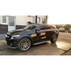 Бокові пороги (OEM) для мерседес GLE coupe C292 2015-2019 рр