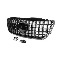 Передня решітка Panamericana GT Panamericana Black Premium З рамкою для мерседес Sprinter W907/W910 2018- рр
