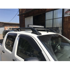 Рейлінги з перемичками (2 шт чорні) для Toyota Hilux 2006-2015 рр