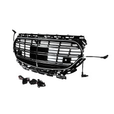 Передня решітка в стилі W223 AMG-Line з Led для мерседес E-class W214 2023- рр