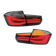 Задні LED ліхтарі рестайлінг для BMW 3 series F30 2012-2018 білі, комплект 4шт.