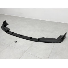 Юбка переднього бампера для BMW X5M G05 F95 2019-2022 ABS пластик, чорний глянець