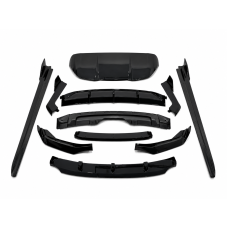 Комплект обвісу M-Performance (юбка, дифузор, леза, козирок) для BMW X5 F15 2014-2018, колір чорний глянець