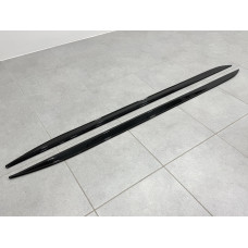 Леза під пороги M-Performance BMW 4 series G22 2020- 2шт. чорний глянець