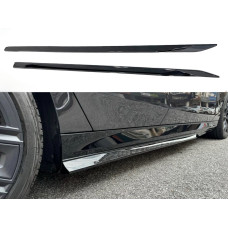 Леза під пороги M-Performance BMW 5 series G60 G61 2024- 2шт. чорний глянець