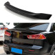 Спойлер ліп багажника Lancer X 2007-2015 ABS пластик, колір чорний глянець