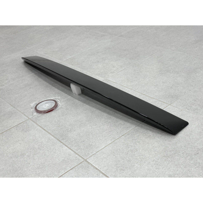 Козирок на скло Hyundai Sonata YF 2010-2015 ABS пластик, колір чорний глянець