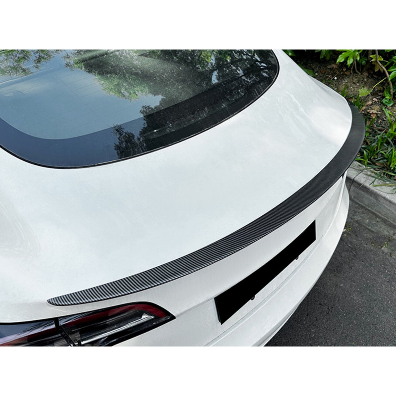 Спойлер ліп для Tesla Model 3 2017-2024 ABS пластик, колір карбон