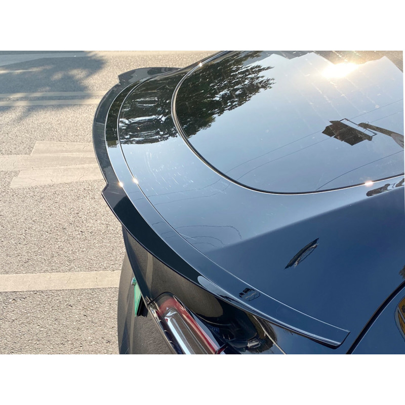 Спойлер ліп Maxton Design для Tesla Model Y 2020-2024 ABS пластик, колір чорний глянець