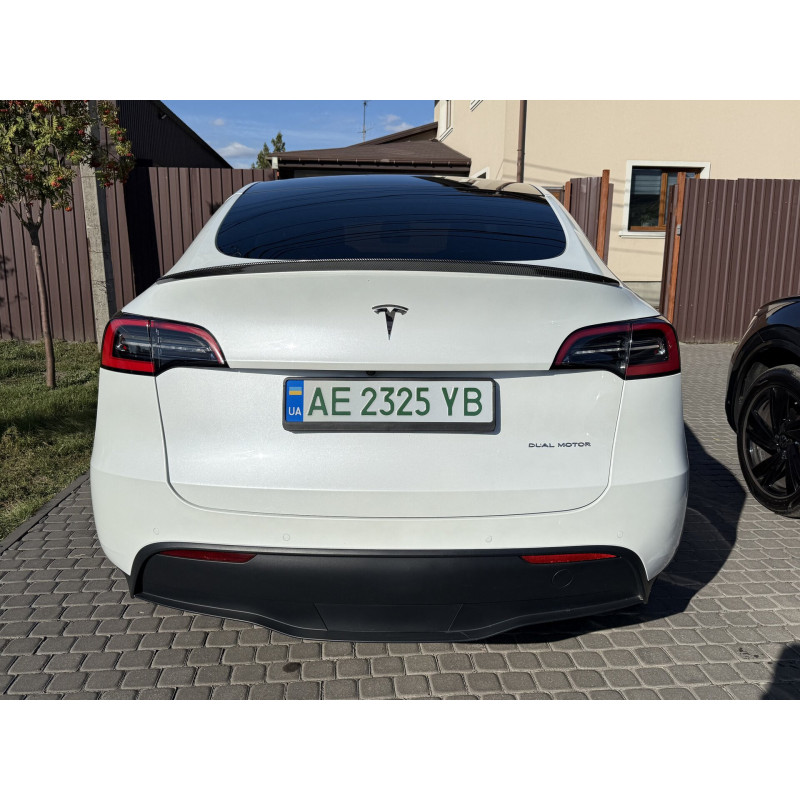 Спойлер ліп для Tesla Model Y 2020-2024 ABS пластик, колір карбон