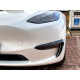 Накладки на протитуманні фари для Tesla Model Y 2020-2024 ABS пластик, колір чорний глянець