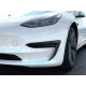 Накладки на протитуманні фари для Tesla Model 3 2017-2024 ABS пластик, колір чорний глянець