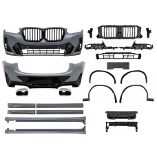 Обвіс M paket LCI для BMW X4 G02 2022-2024 (бампера в зборі, арки, пороги, молдинги, вих. труби)