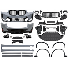 Обвіс X4M F98 LCI до BMW X4 G02 F98 2022-2024 (бампера в зборі, арки, пороги, молдинги, вих. труби)